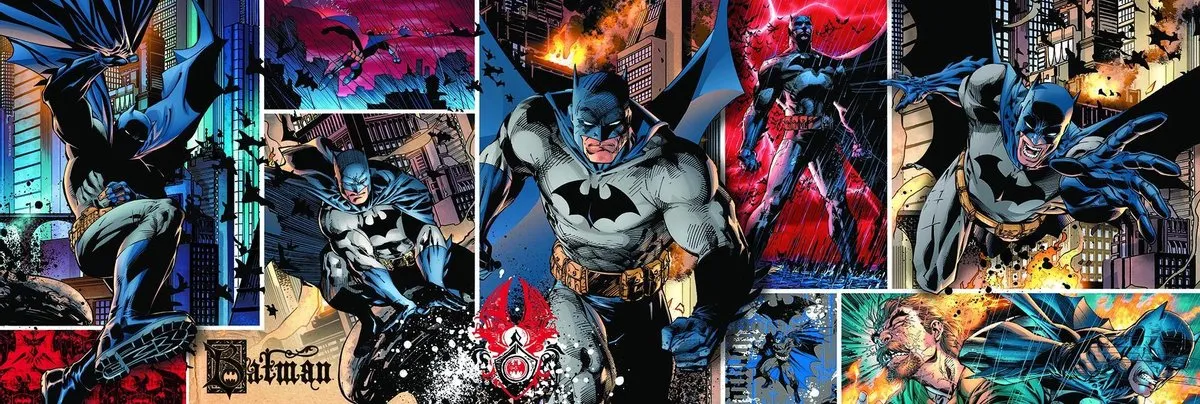 Clementoni Batman Panorama Puzzel 1000 Stukjes - Multi kleur