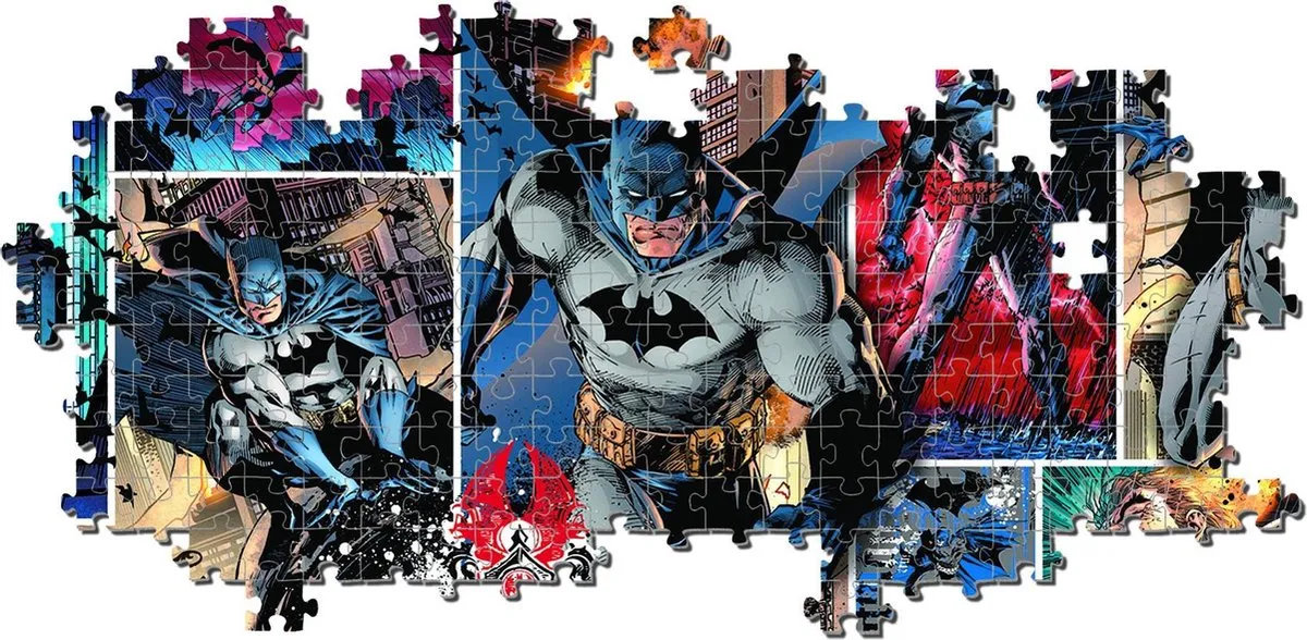 Clementoni Batman Panorama Puzzel 1000 Stukjes - Multi kleur