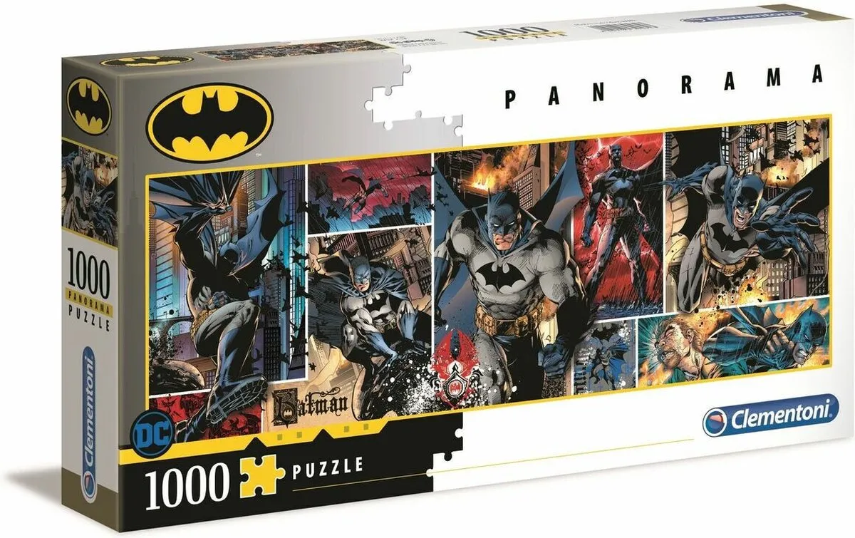Clementoni Batman Panorama Puzzel 1000 Stukjes