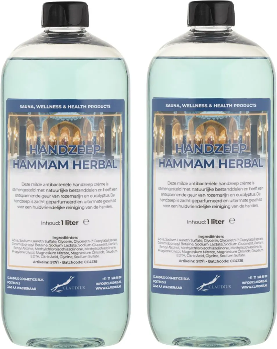 Splashbox Cosmetics Hammam Herbal Handzeep 1L