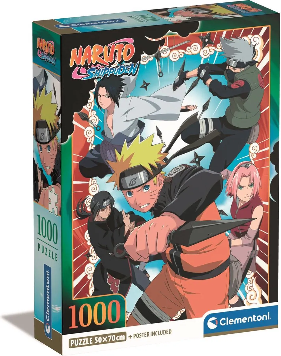 Clementoni Naruto Puzzel 1000 Stuks
