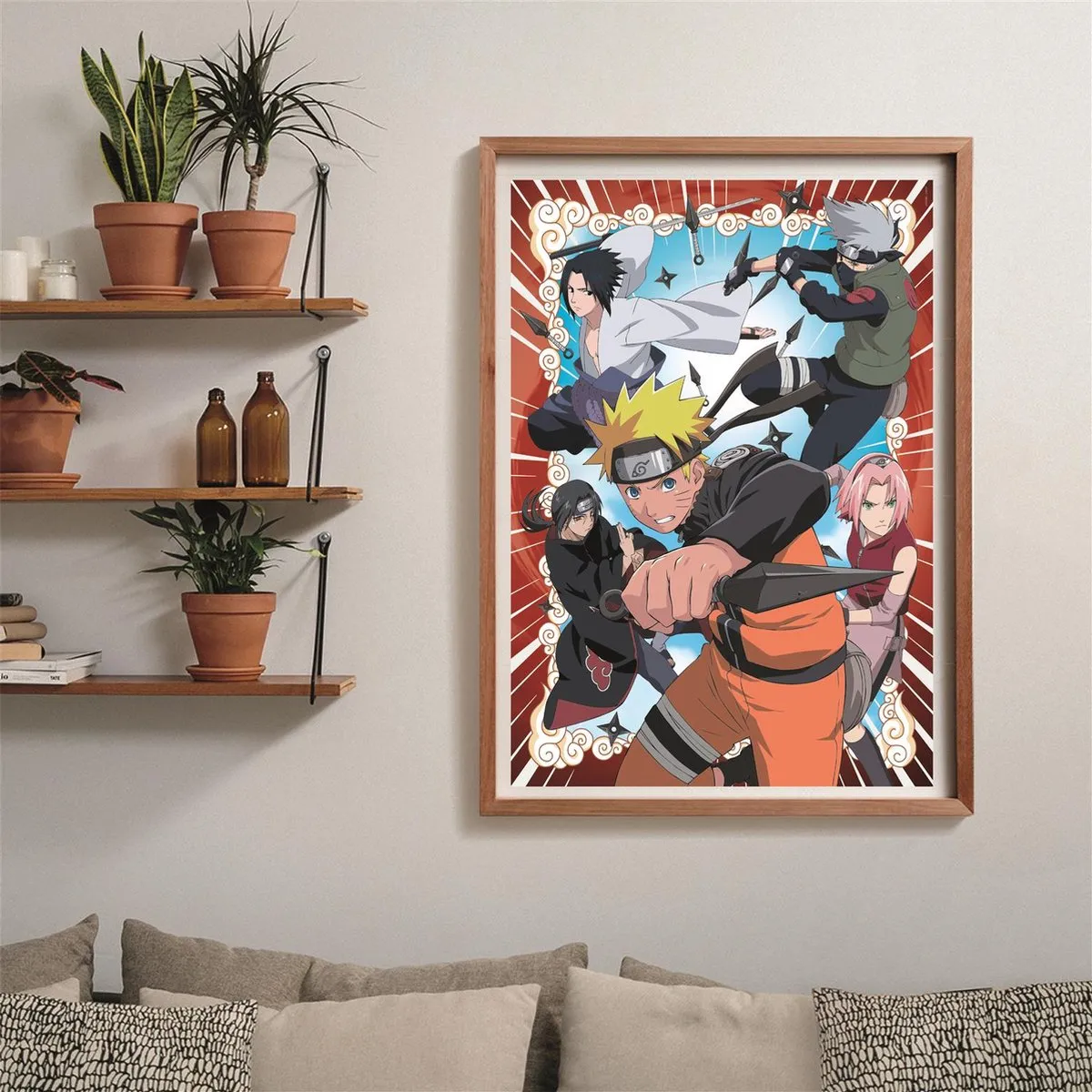 Clementoni Naruto Puzzel 1000 Stuks - Multikleur