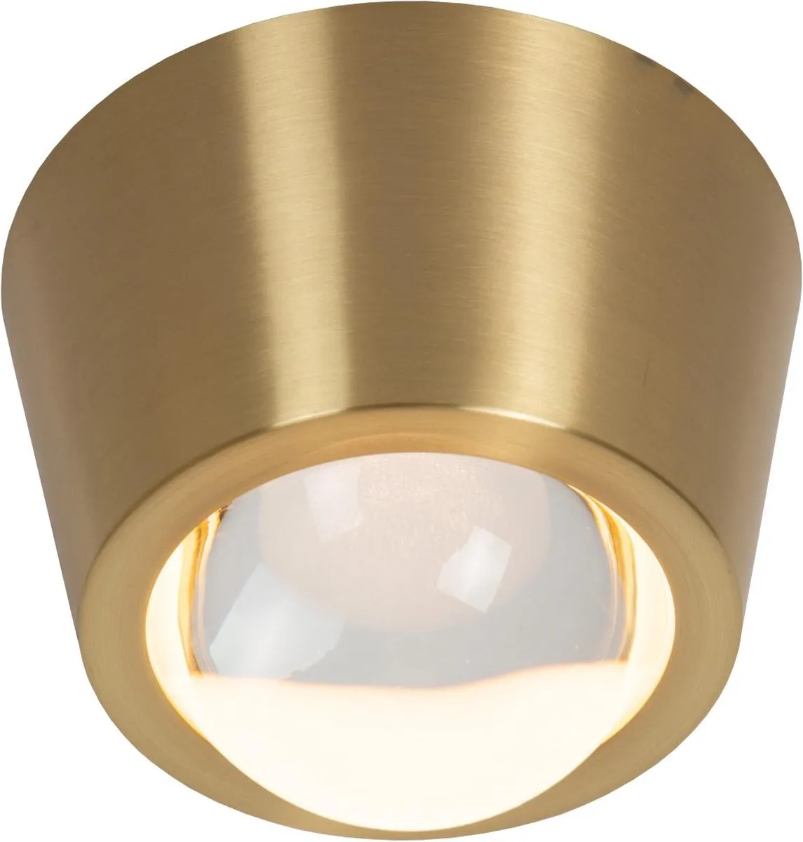 Lucide Rigon Plafondlamp Ø9cm - 7W 3000K Mat Goud