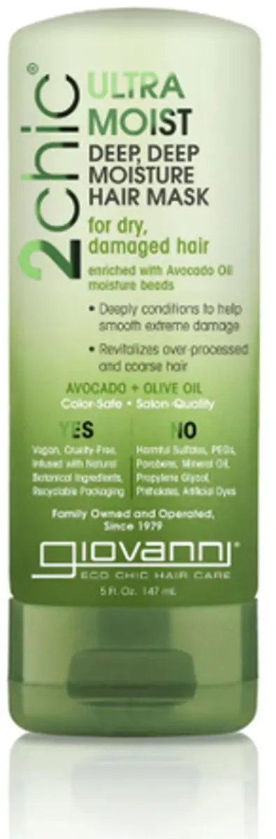 Giovanni Cosmetics 2chic Ultra-Moist Mask Avocado & Olijfolie 147ml