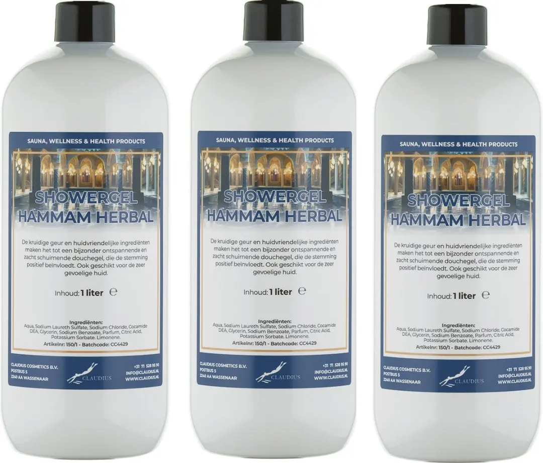 Splashbox Cosmetics Hammam Herbal Douchegel 1L