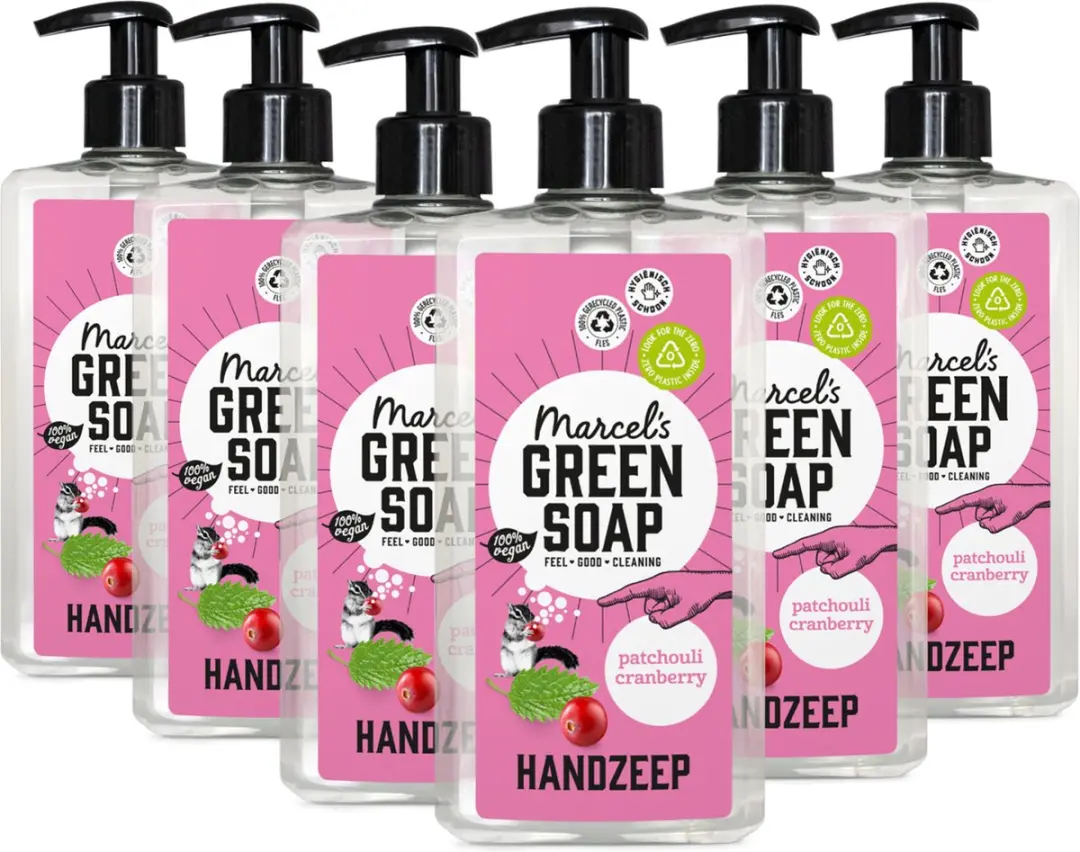 Marcel's Green Soap Handzeep Patchouli & Cranberry 500ml