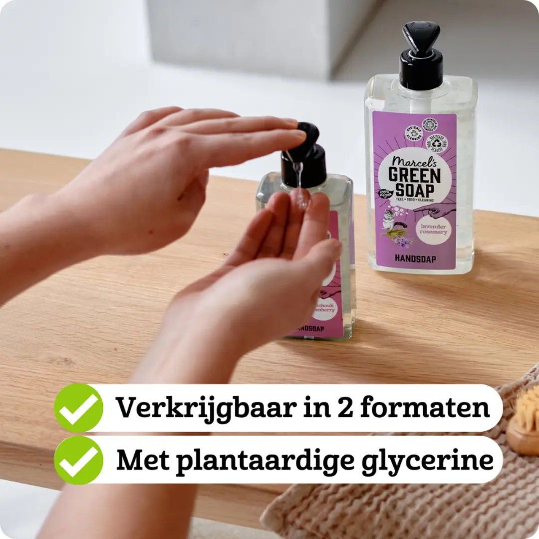 Marcel's Green Soap Handzeep Patchouli & Cranberry 500ml - 6 Stuks - afbeelding 6 van 6