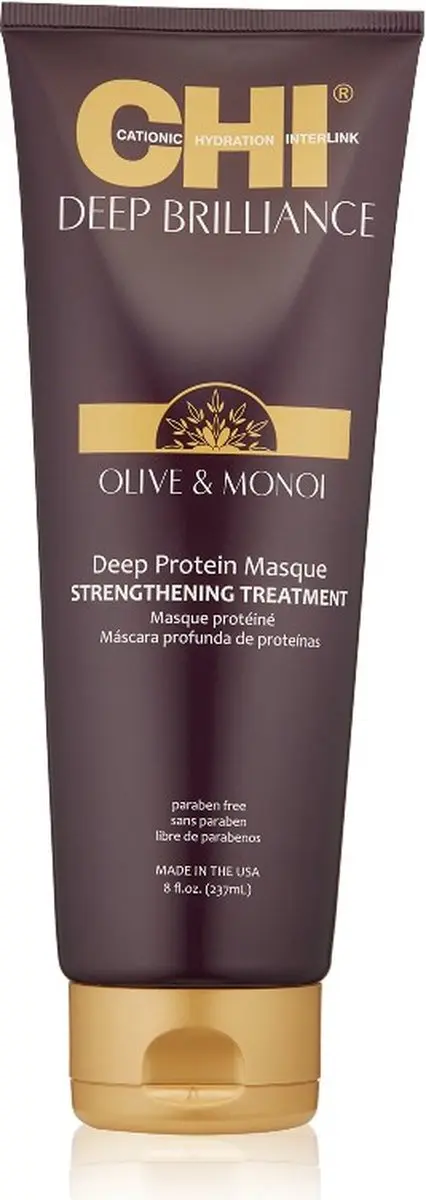 Chi Natural Life Deep Brilliance Olive & Monoi Haarverstevigende Masker 237ml