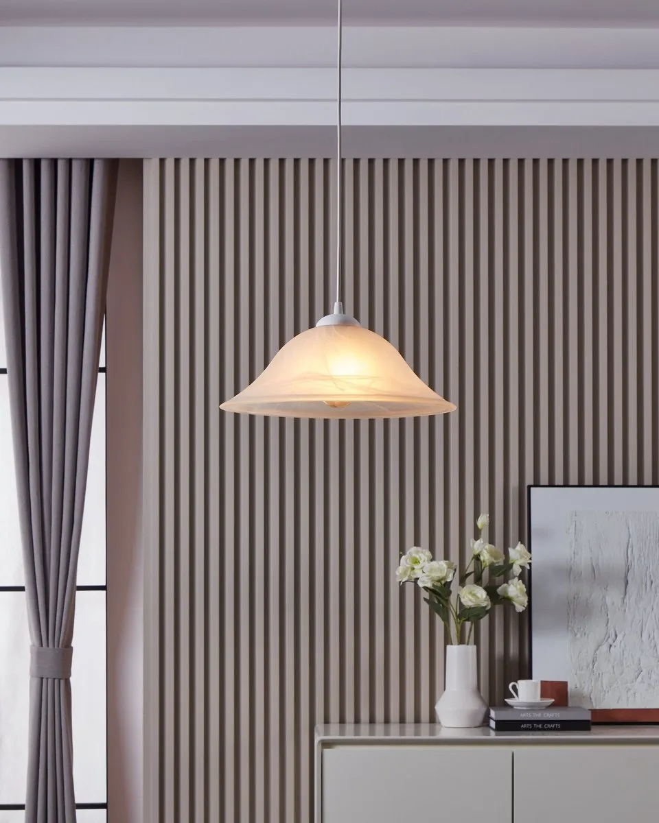 Eglo Albany Hanglamp - 1 Lichtpunt - Wit