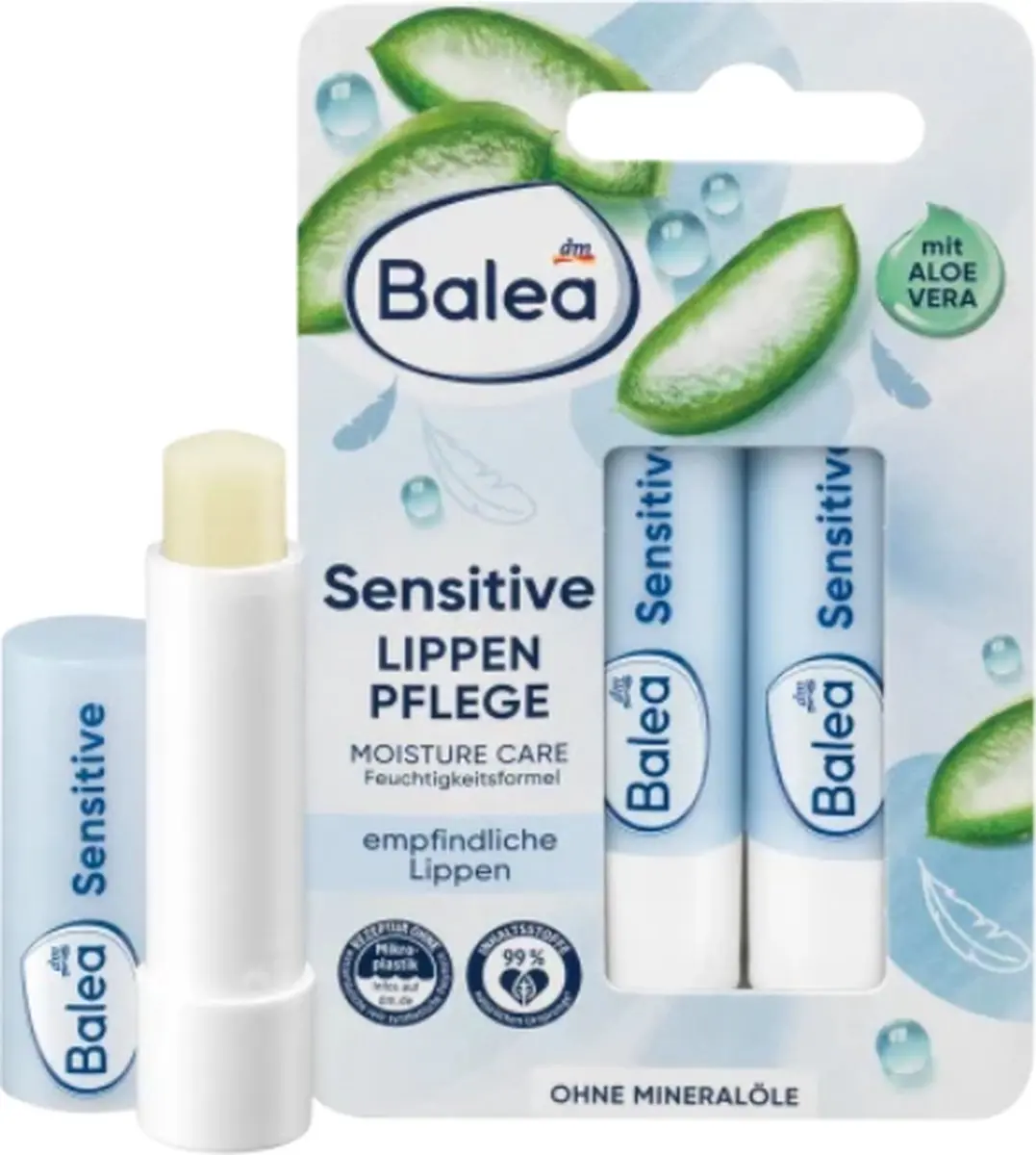 Balea Lipverzorging Sensitive 9,6g