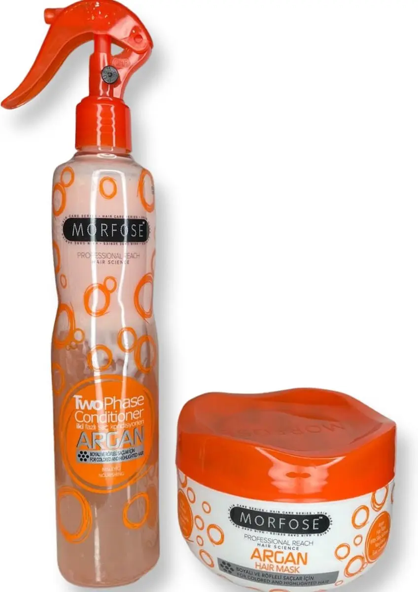 Morfose Argan Two Phase Conditioner & Haarmasker