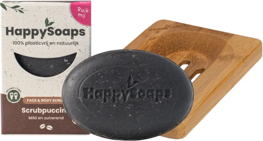 HappySoaps Koffie Scrub Verwennerij Giftset