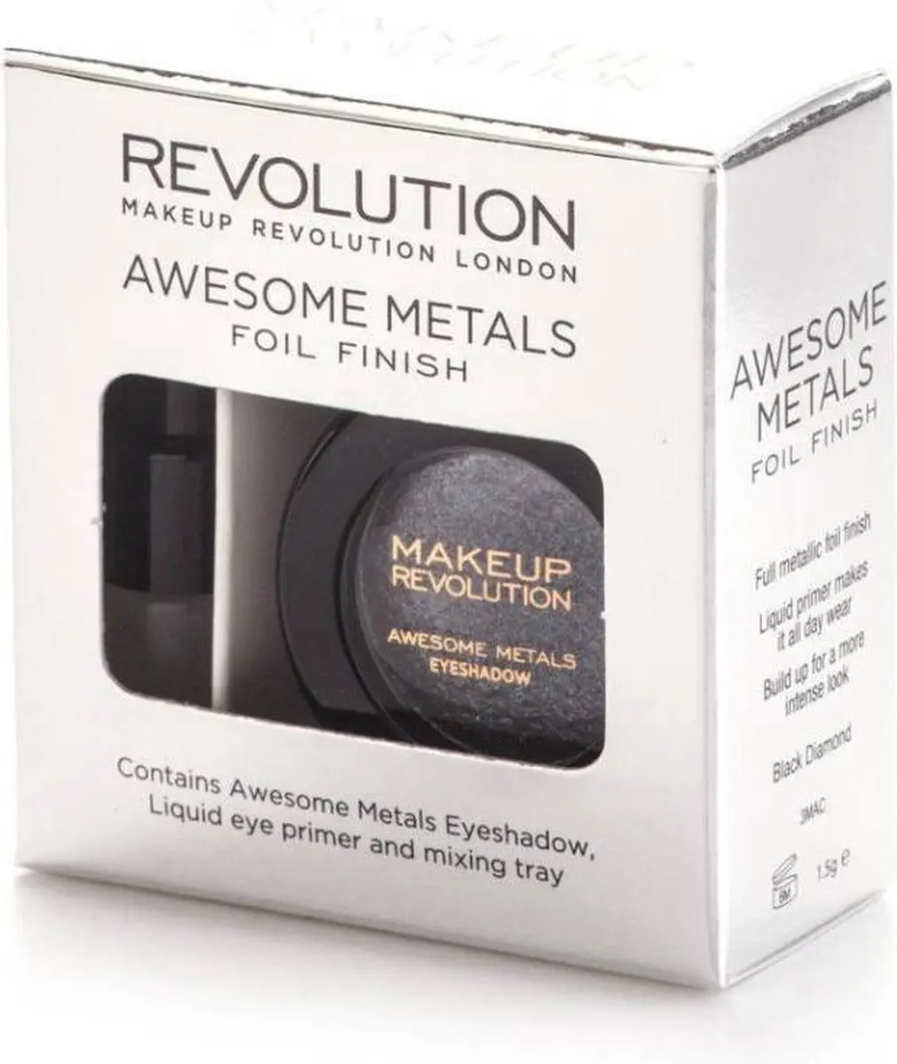 Makeup Revolution Awesome Metals Eye Foils Black Diamond