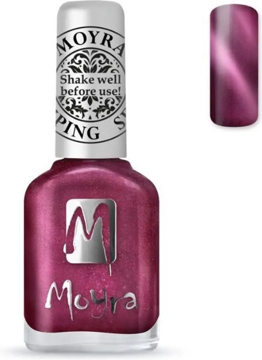 Moyra Stamping Nagellak 12ml CAT EYE Red