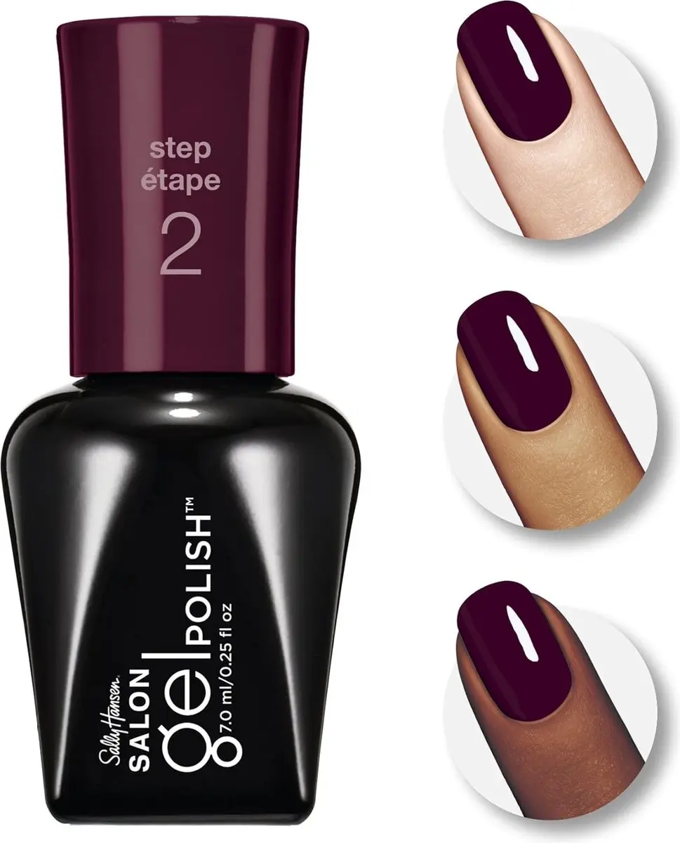 Sally Hansen Salon Gel Polish 260 Pat On The Black - 7ml