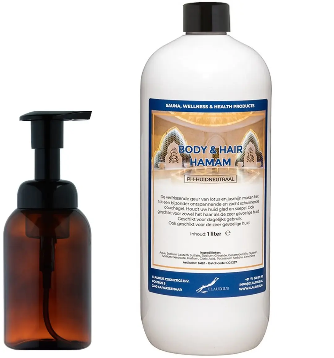 Splashbox Cosmetics Body & Hair Hamam 300ml Dispenser - 5L