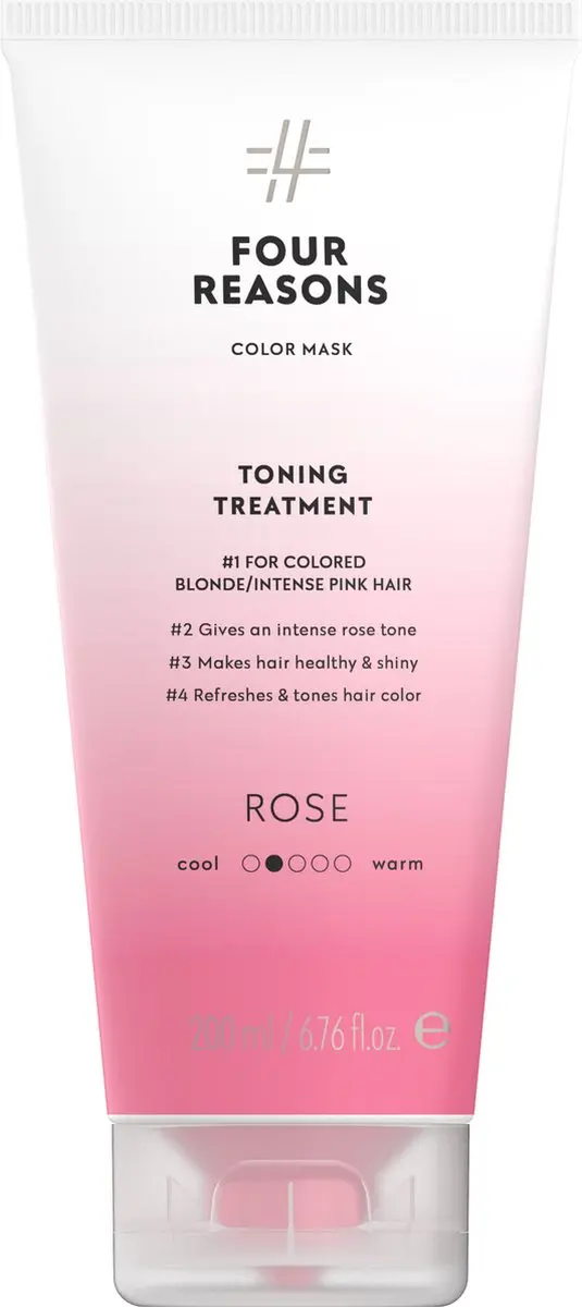 Four Reasons Color Mask Toning Treatment Rose 200ml