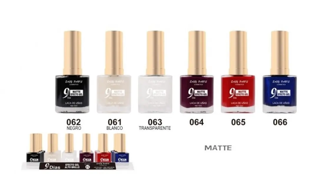 Easy Paris Nagellak Mat Donkerblauw 066 - 13ml