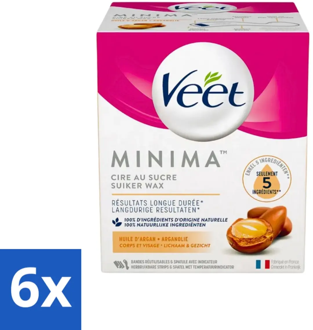 Veet Warme Wax Minima Arganolie 250ml