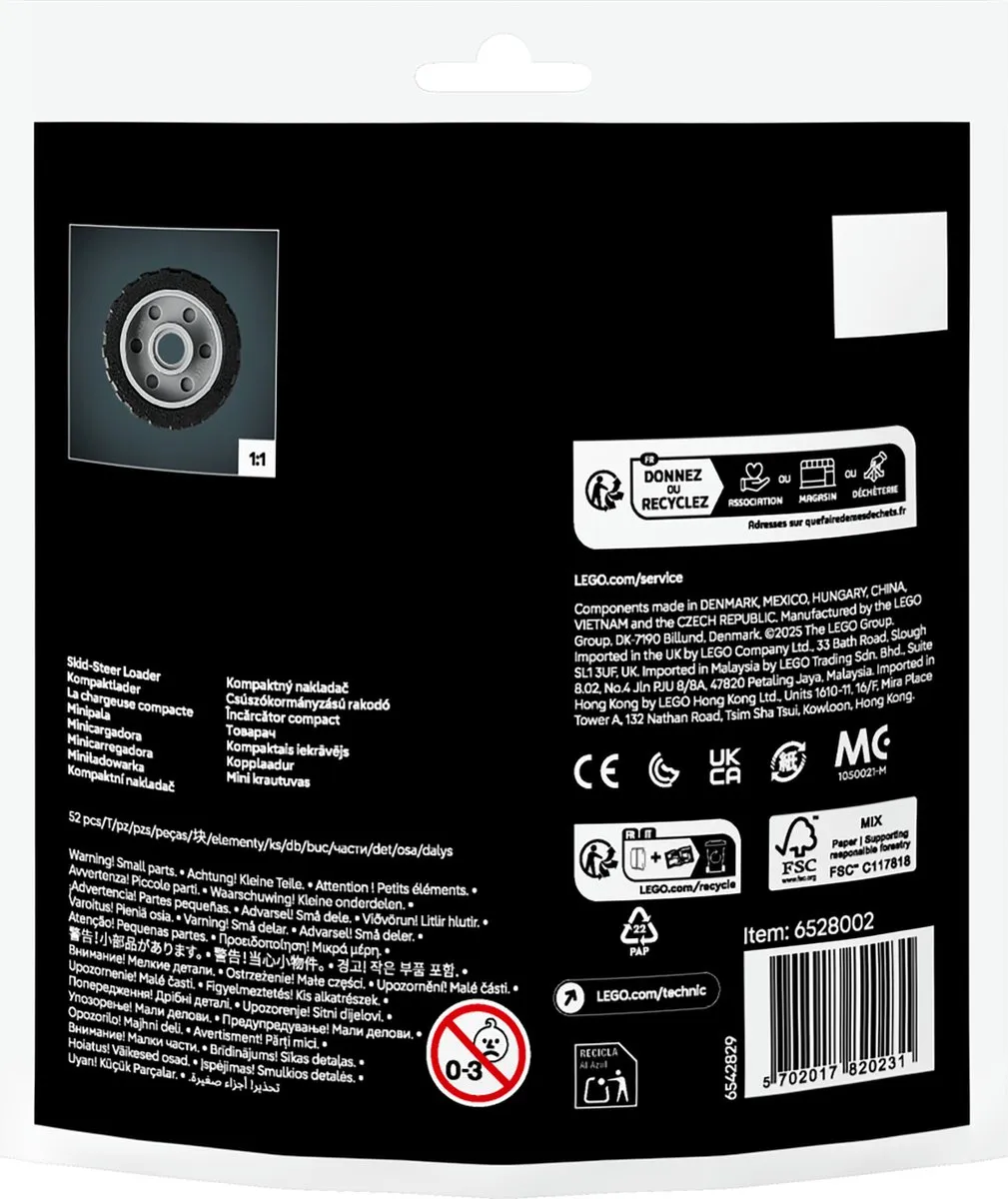 LEGO Technic 30710 Compactlader - 52 Stukken - Meerkleurig