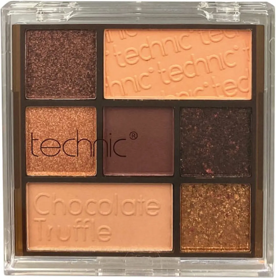Technic Pressed Pigment Oogschaduw Palette Chocolate Truffle