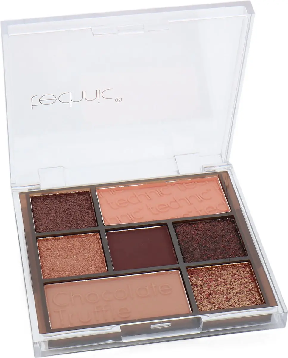 Technic Pressed Pigment Oogschaduw Palette Chocolate Truffle