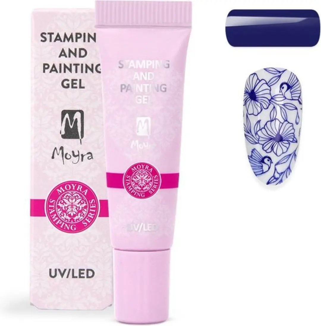 Moyra Stamping Gel Blue