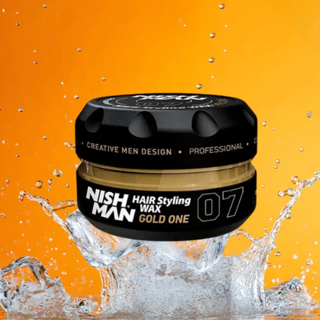 Nishman Hair Styling Wax 07 Gold One - 48 Stuks