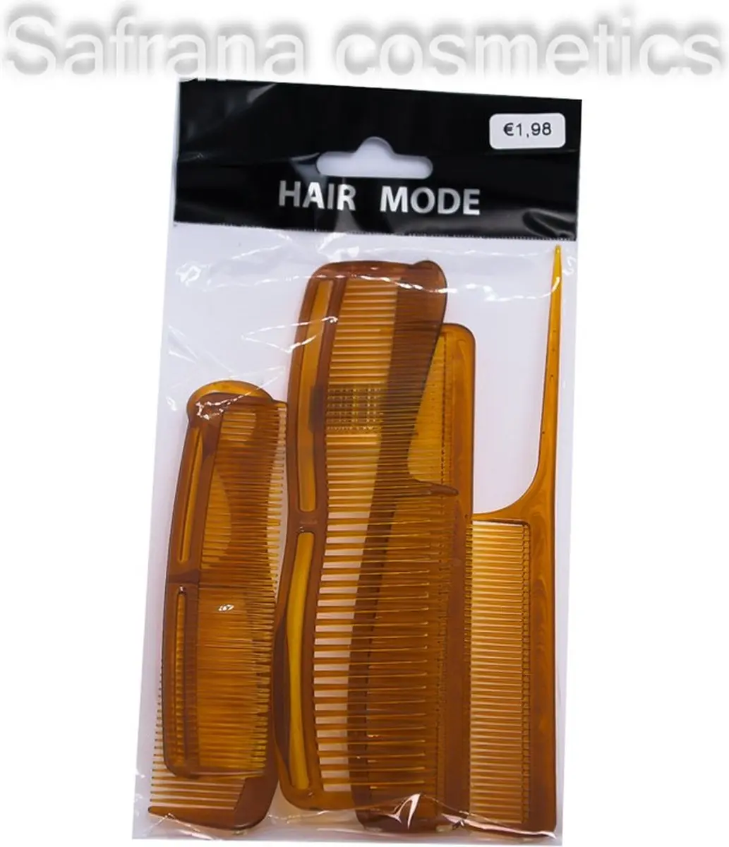 Hairmode Kammenset 6-delig - Bruin