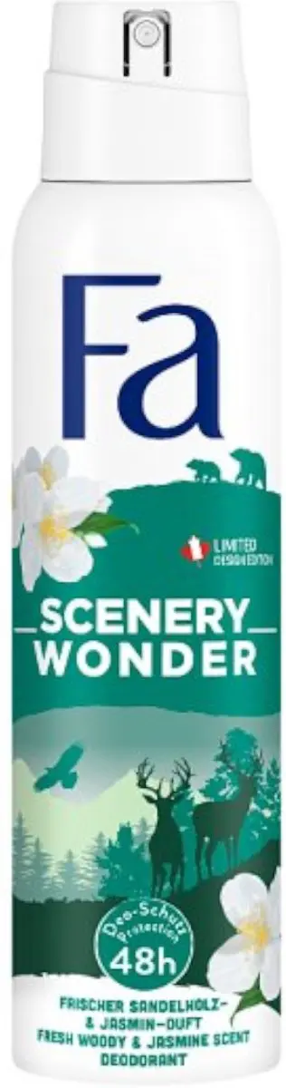 Fa Deodorant Spray Scenery Wonder Houtachtig & Jasmijn 150ml
