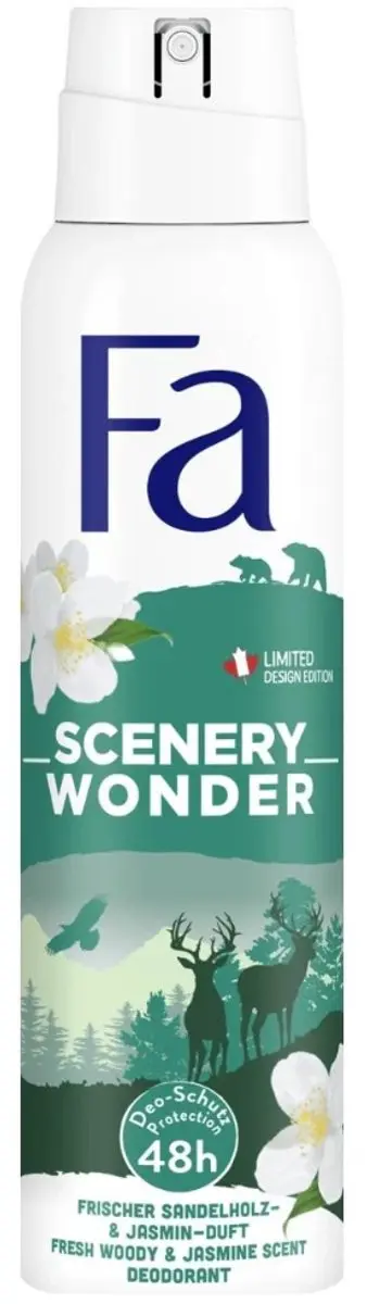 Fa Deodorant Spray Scenery Wonder Houtachtig & Jasmijn 150ml