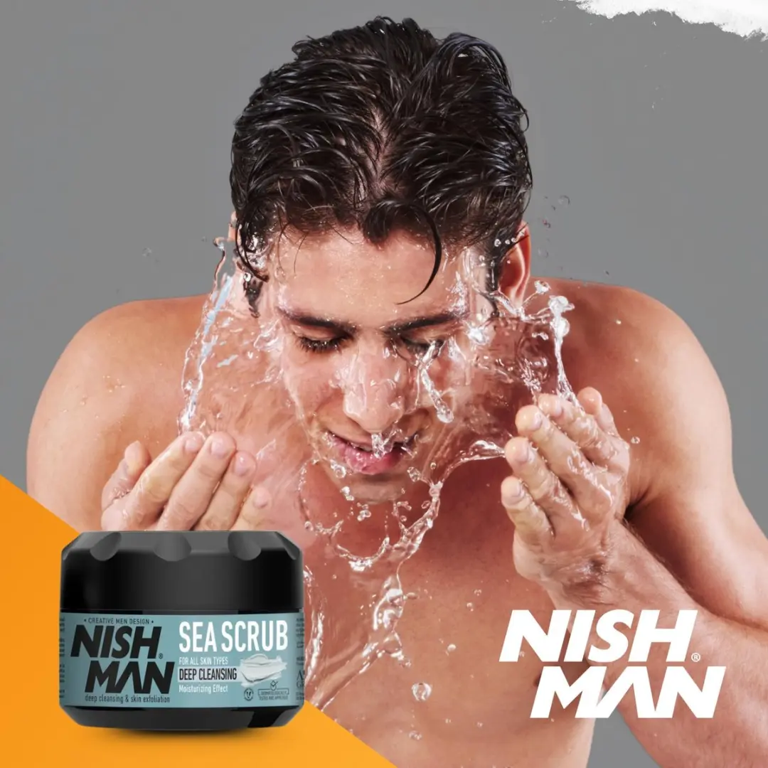 Nishman Facial Sea Scrub 300ml - Dieptereiniging