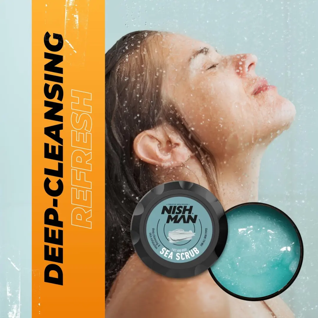 Nishman Facial Sea Scrub 300ml - Dieptereiniging
