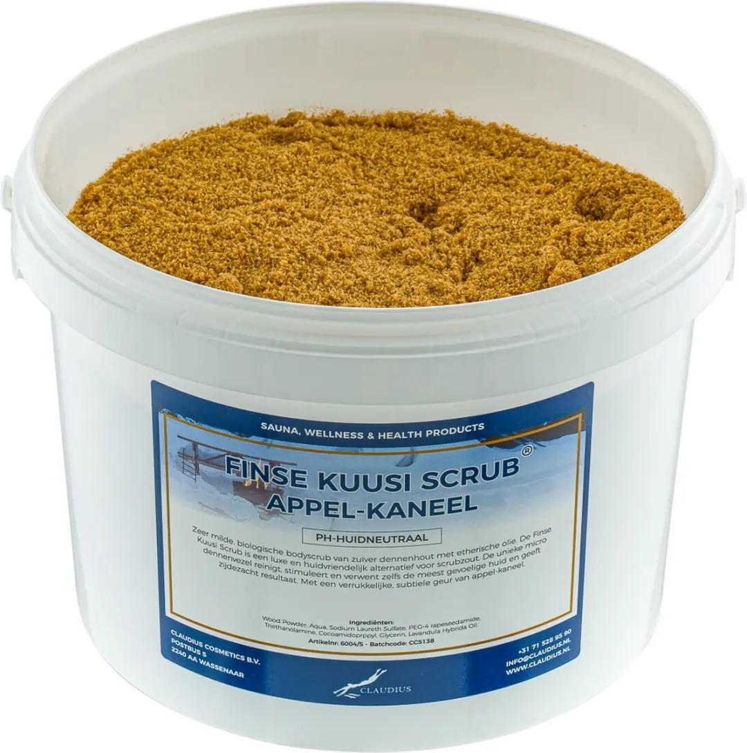 Splashbox Cosmetics Kuusi Scrub Appel-Kaneel 1L