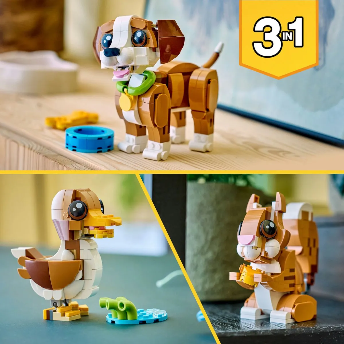 LEGO Creator 3-in-1 Speelse Puppy 31382 - 336 Stukken - Multicolor - afbeelding 6 van 6