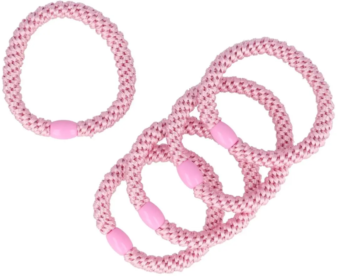 Haarsoires Haarelastieken Basic Roze