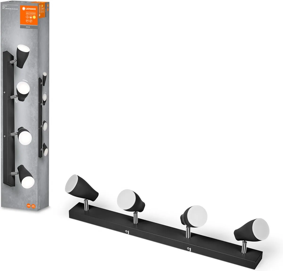 LEDVANCE LED Spot PEAR 17,2W GU10 - Zwart