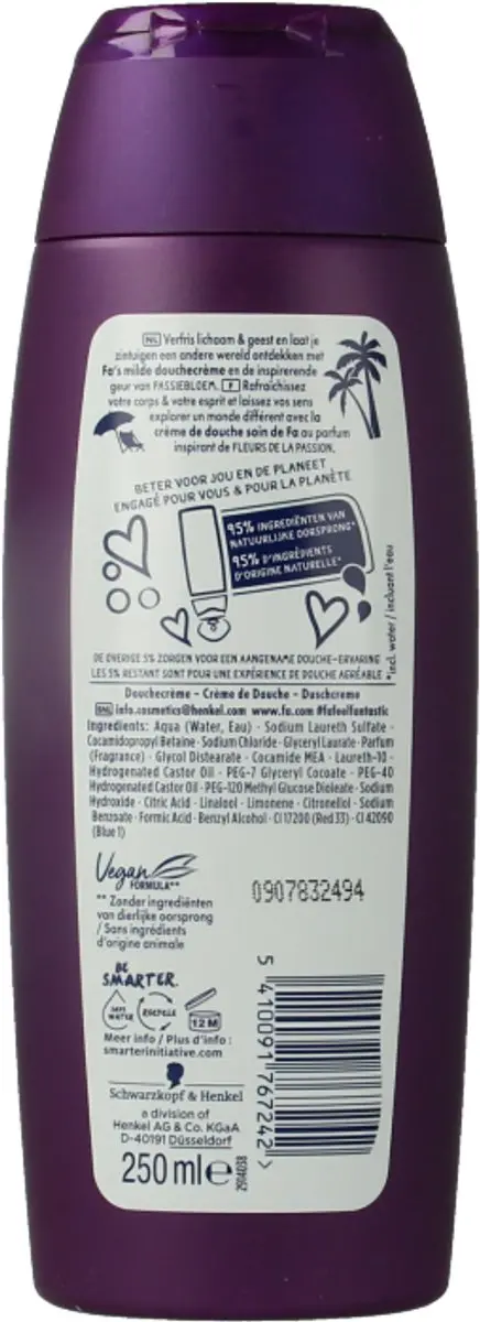 Fa Mystic Moments Douchegel Shea Butter & Passion Flower 250ml