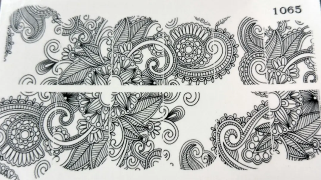 Korneliya Water Decal Nail Wrap WD 1065