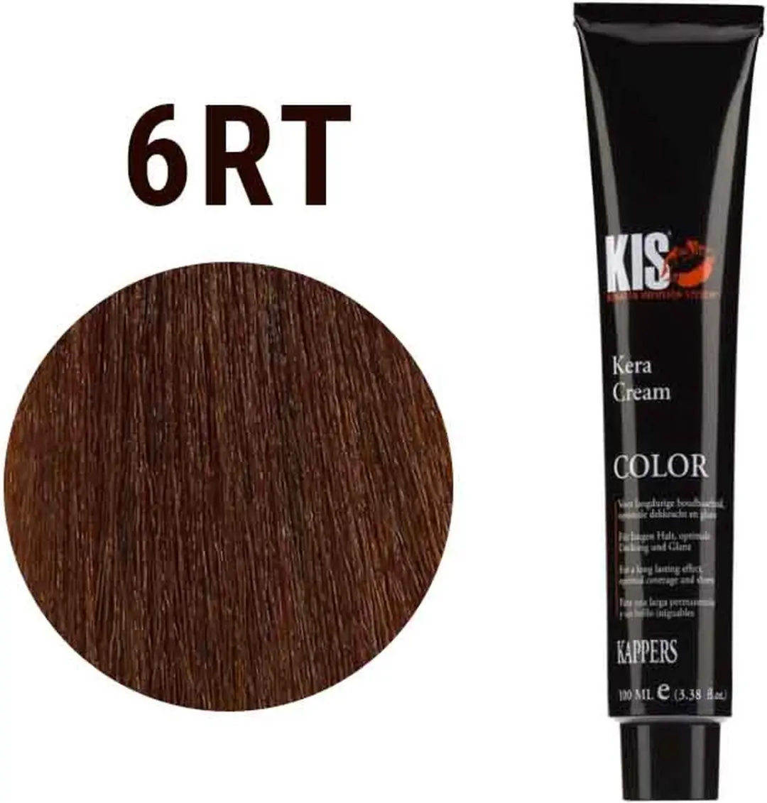 KIS Haarverf 6RT Donker Rood Tabak 100ml - Permanent
