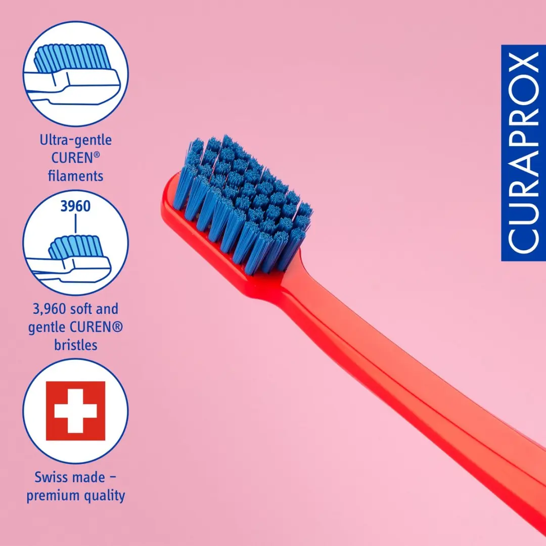 Curaprox CS 3960 Tandenborstel - Blauw/Rood