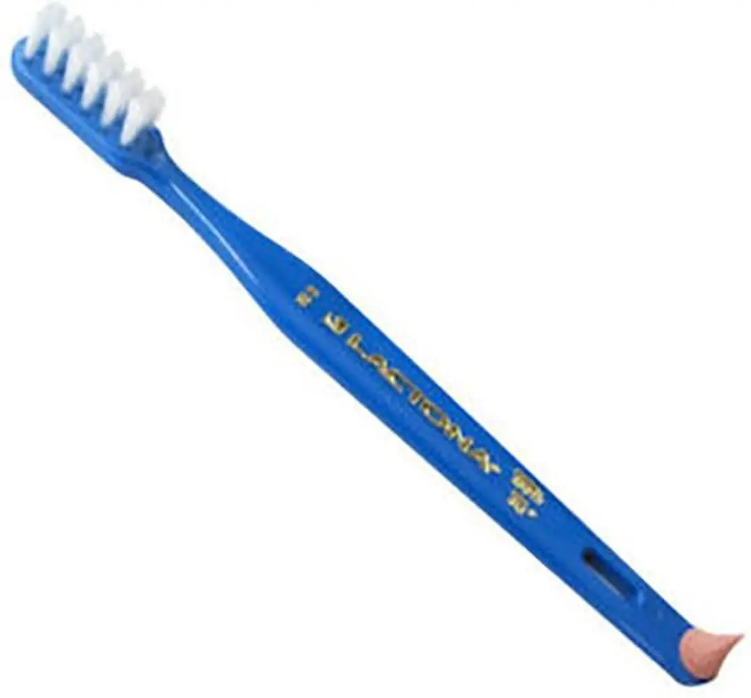 Lactona No.18 Tandenborstel Soft - 3 Stuks - Rood/Wit/Blauw