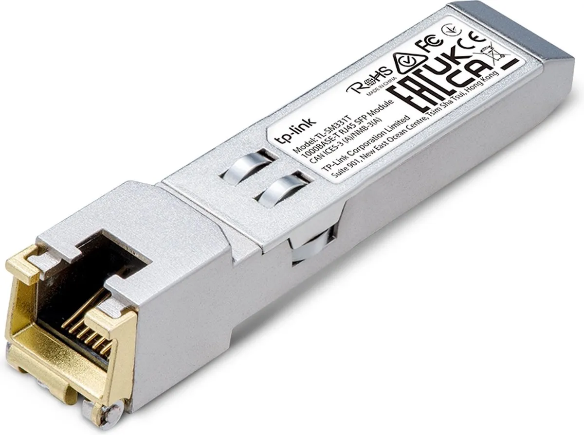 TP-Link TL-SM331T SFP MultiMode Glasvezelmodule - Argento