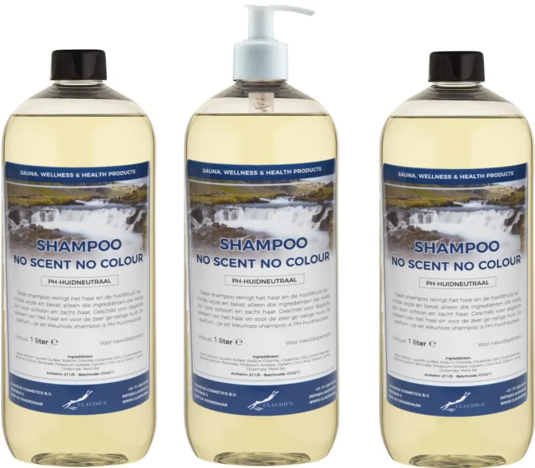 Splashbox Cosmetics Shampoo No Scent No Colour 1L