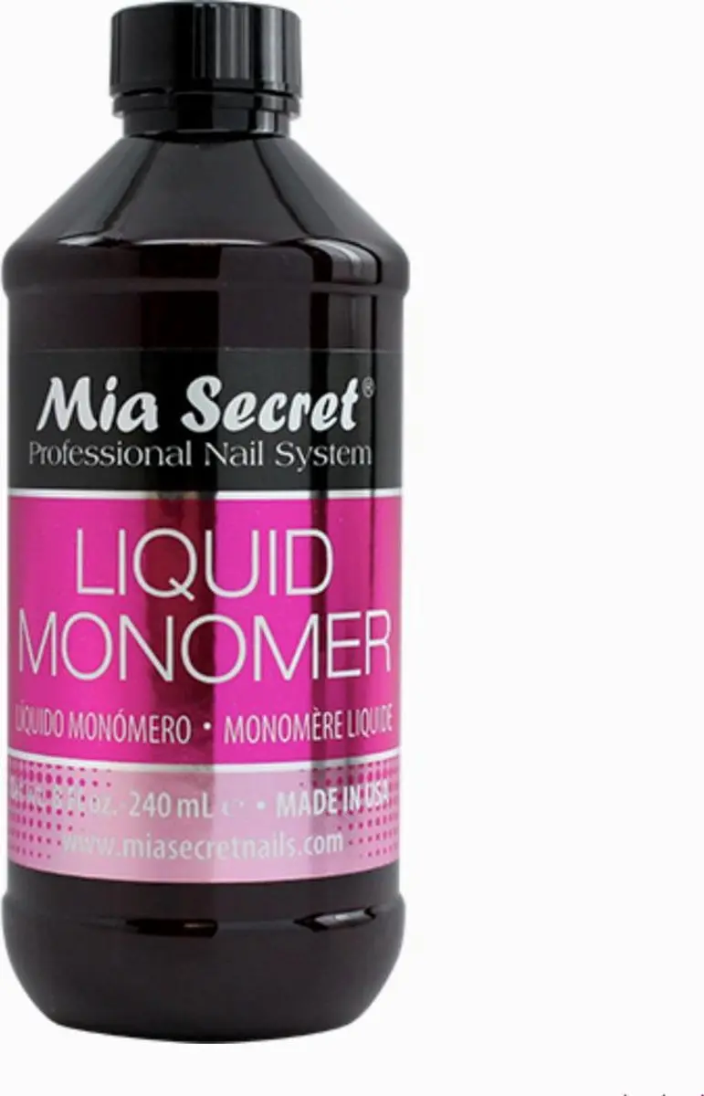 Mia Secret Acryl Liquid Monomer 237ml - Transparant - afbeelding 6 van 6