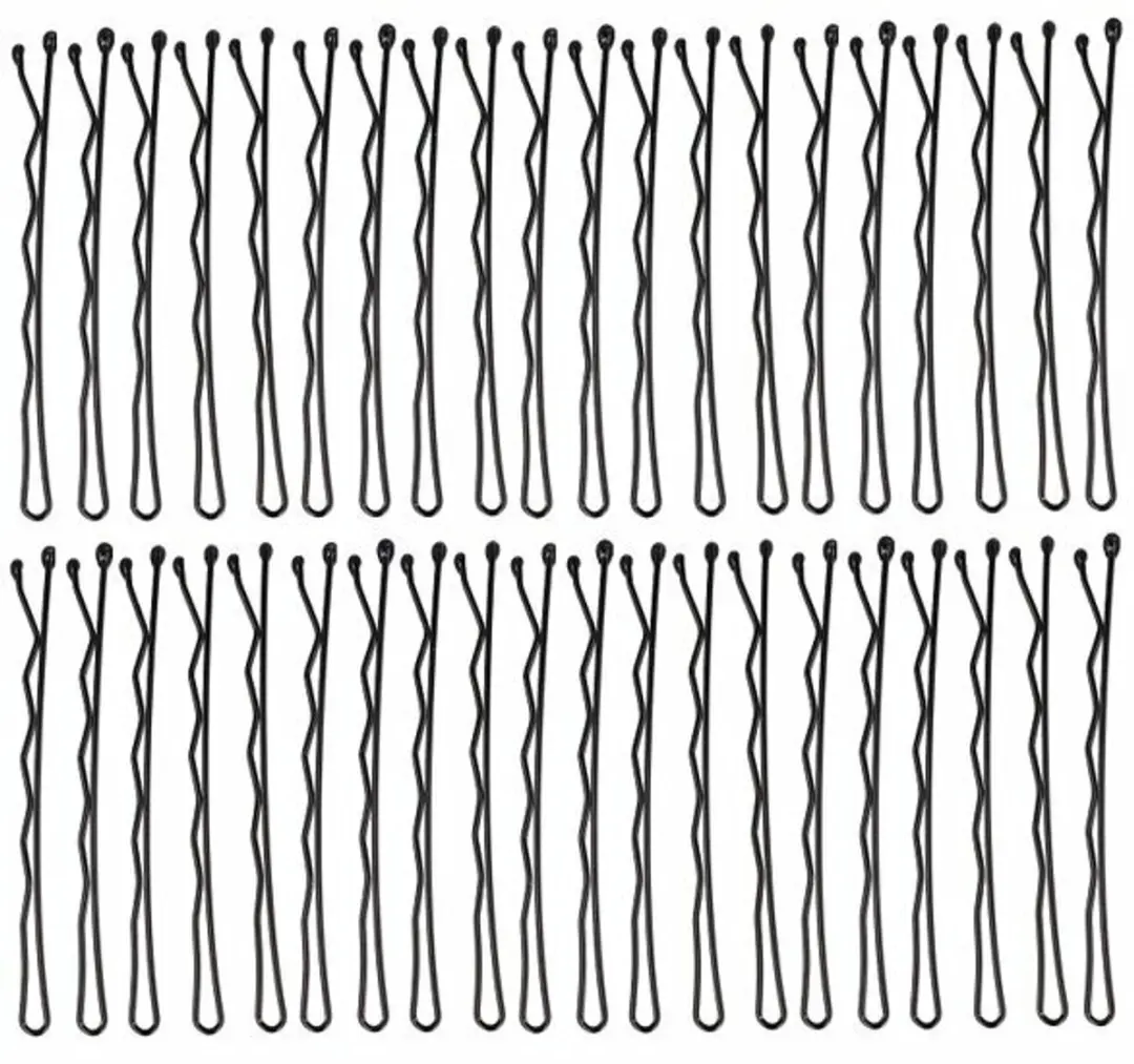 Haarsoires Schuifspeldjes 6cm - Zwart - 40 Stuks