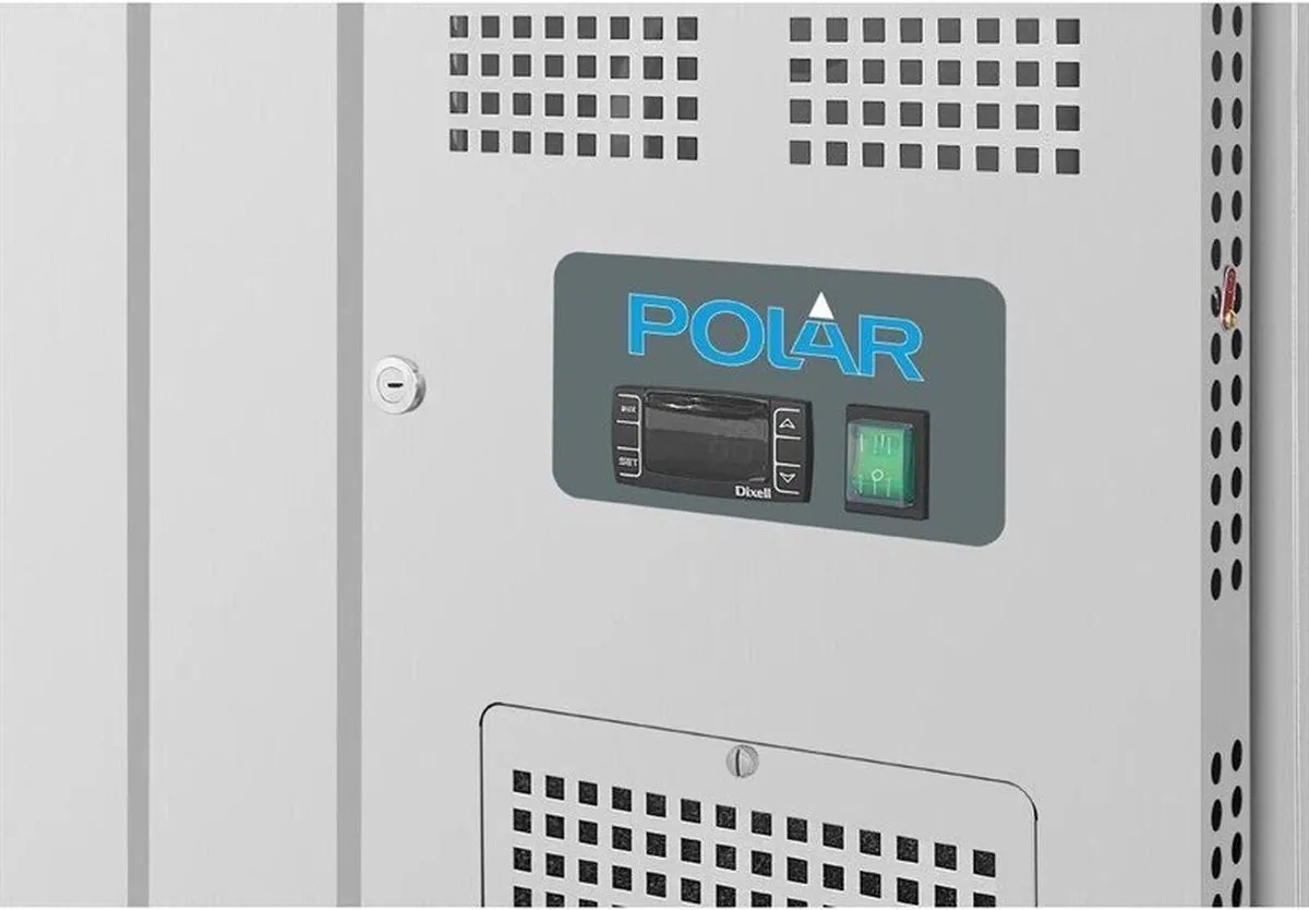 Polar U-Serie UA018 Driedeurs Saladette - Grijs
