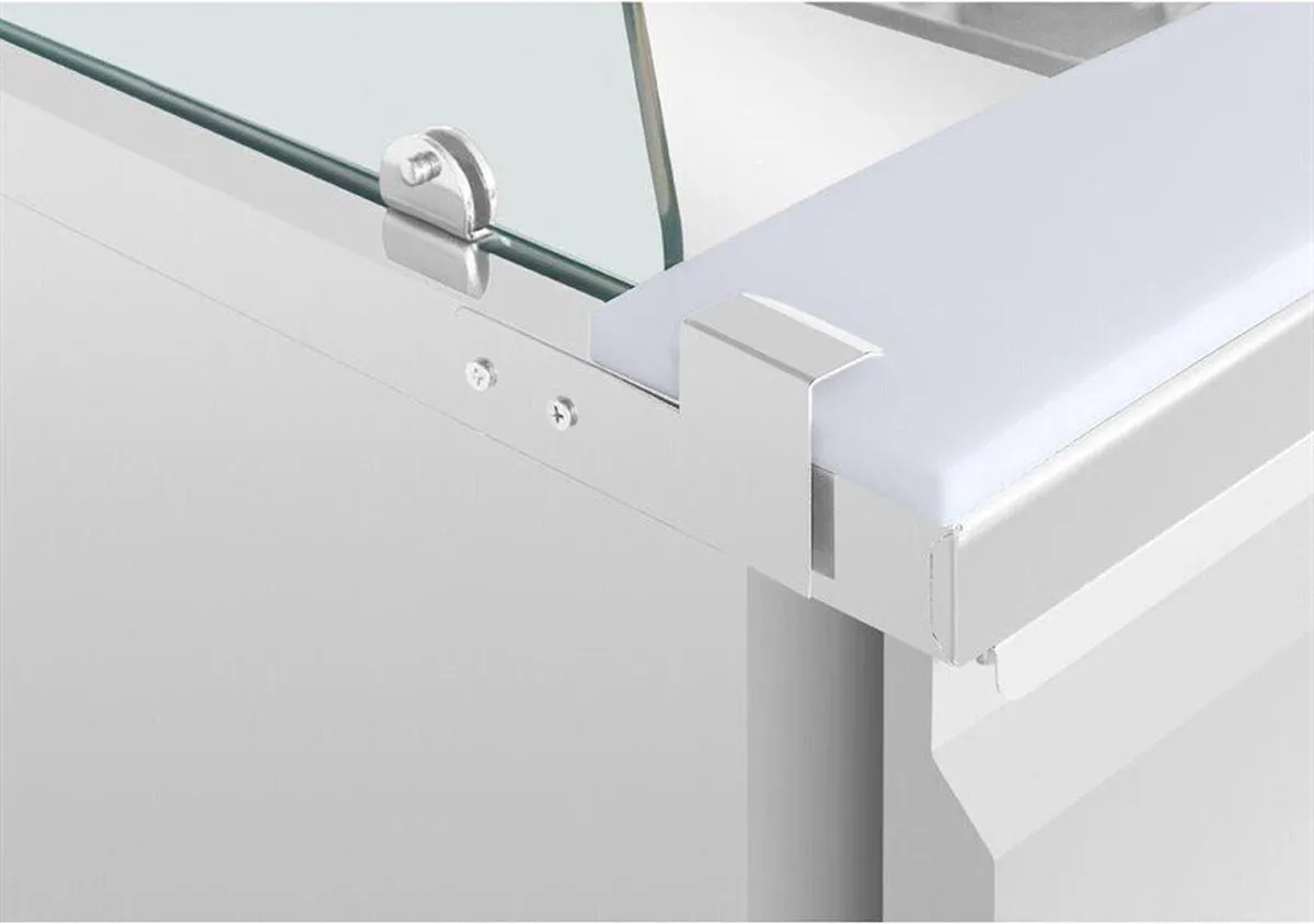 Polar U-Serie UA018 Driedeurs Saladette - Grijs