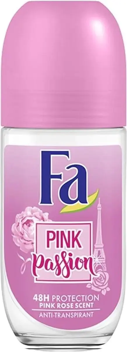 Fa Deodorant Roller Pink Rose 50ml