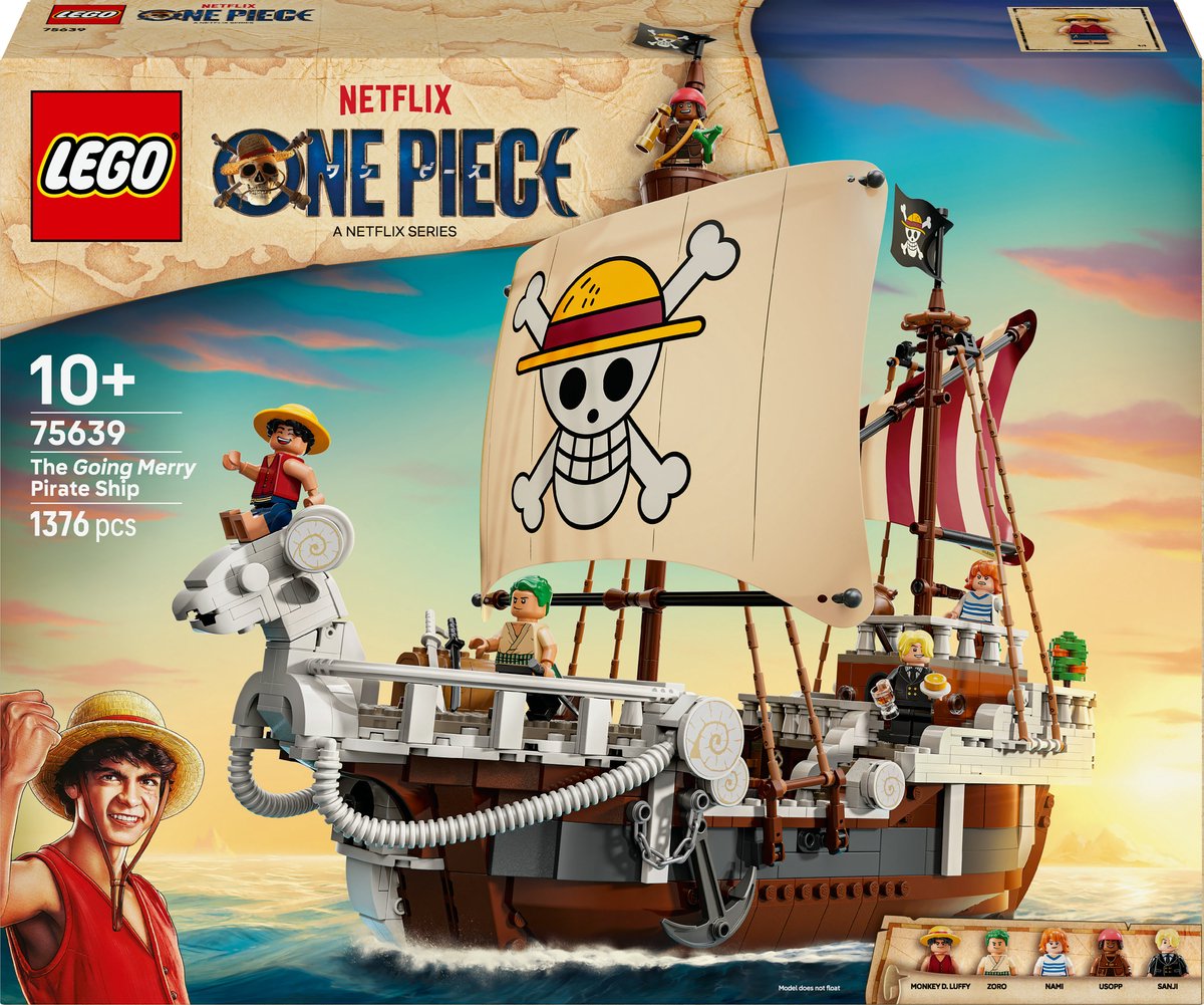 LEGO® ONE PIECE Het Piratenschip Going Merry Bouwset - 75639